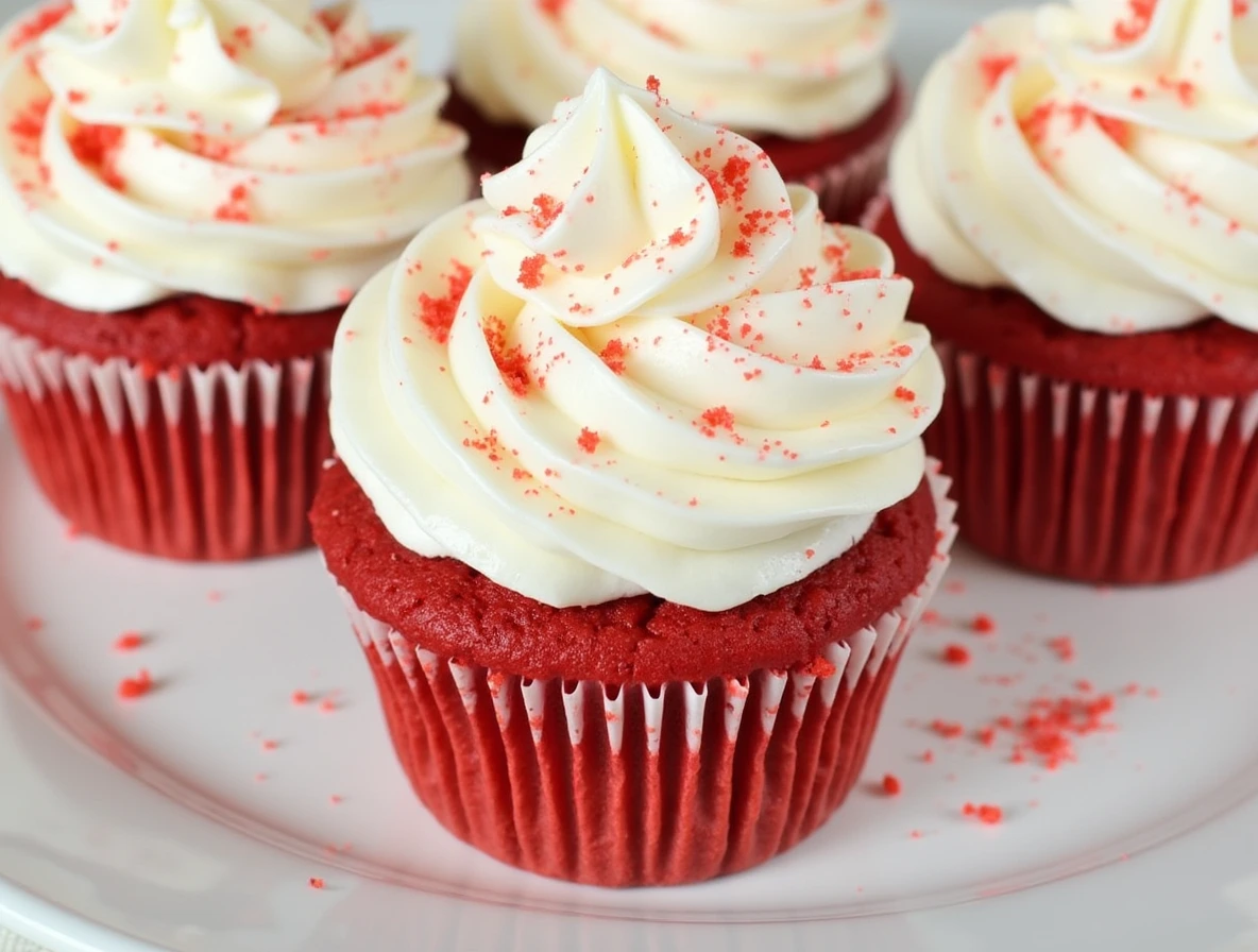 Moist Red Velvet Cupcakes