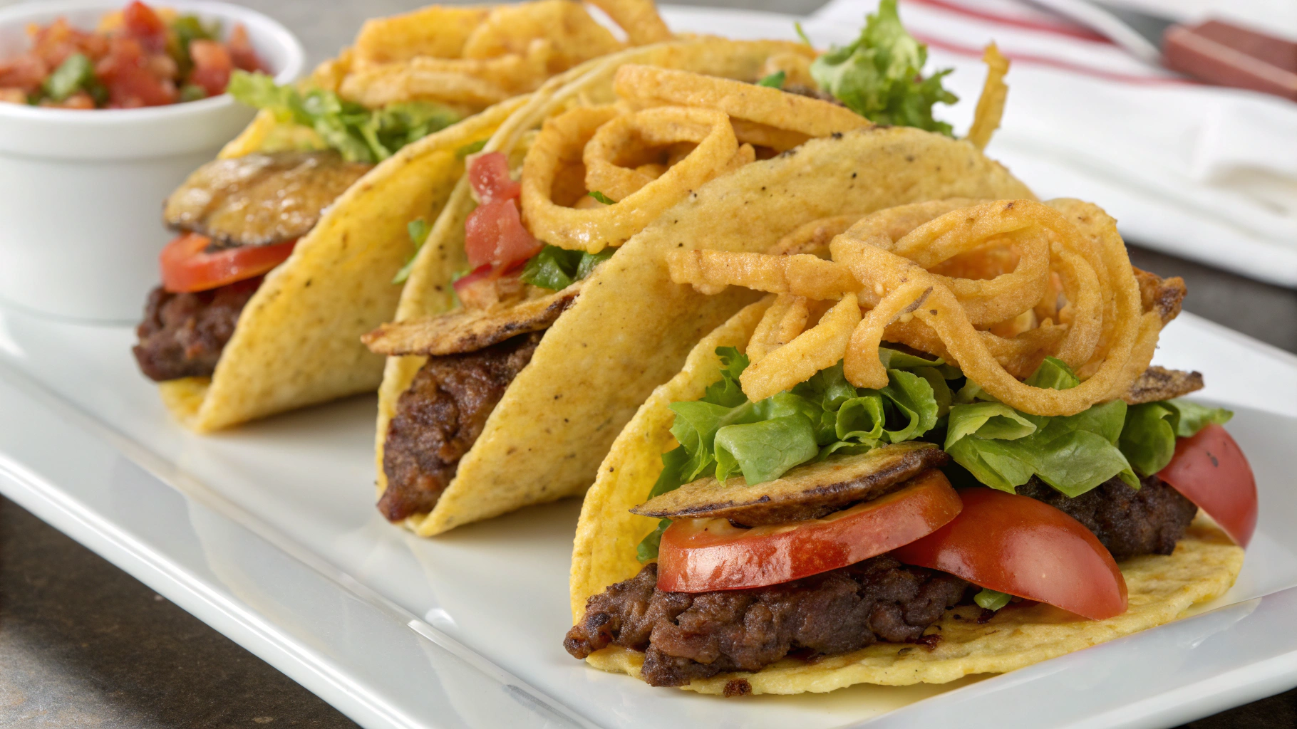 Smash Burger Tacos ingredients