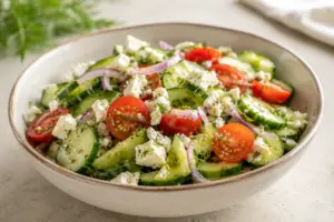 Cucumber and Feta Salad Recipe with Fresh Herbs featured image
