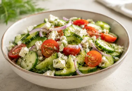 Cucumber and Feta Salad Recipe with Fresh Herbs featured image