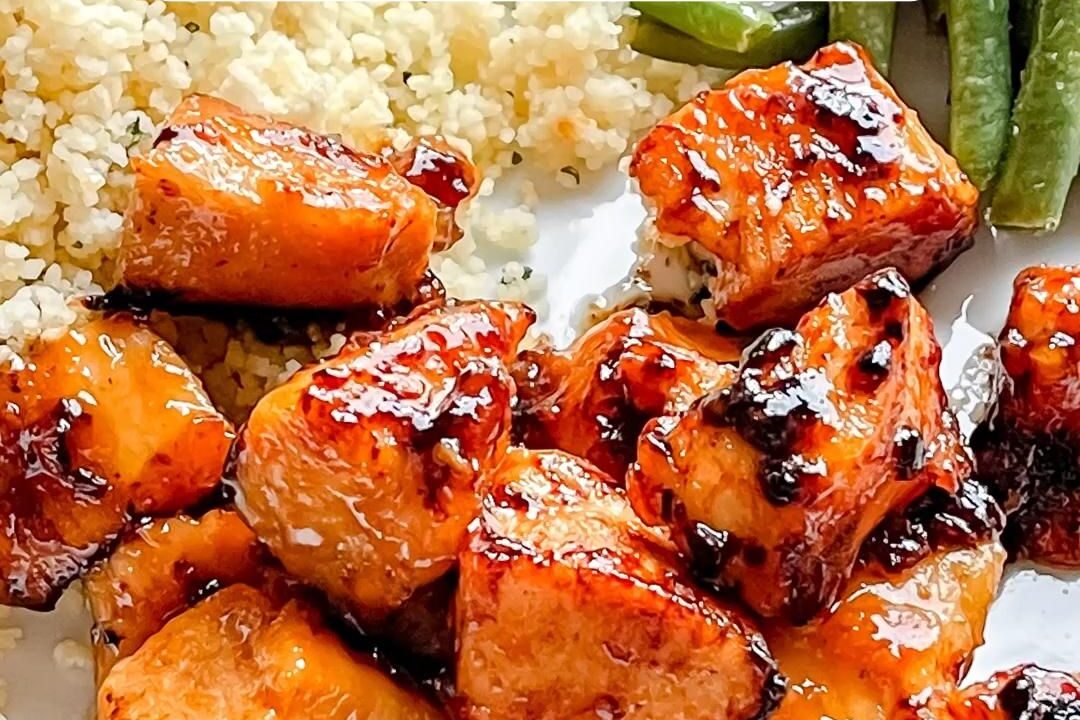 honey garlic chicken bites