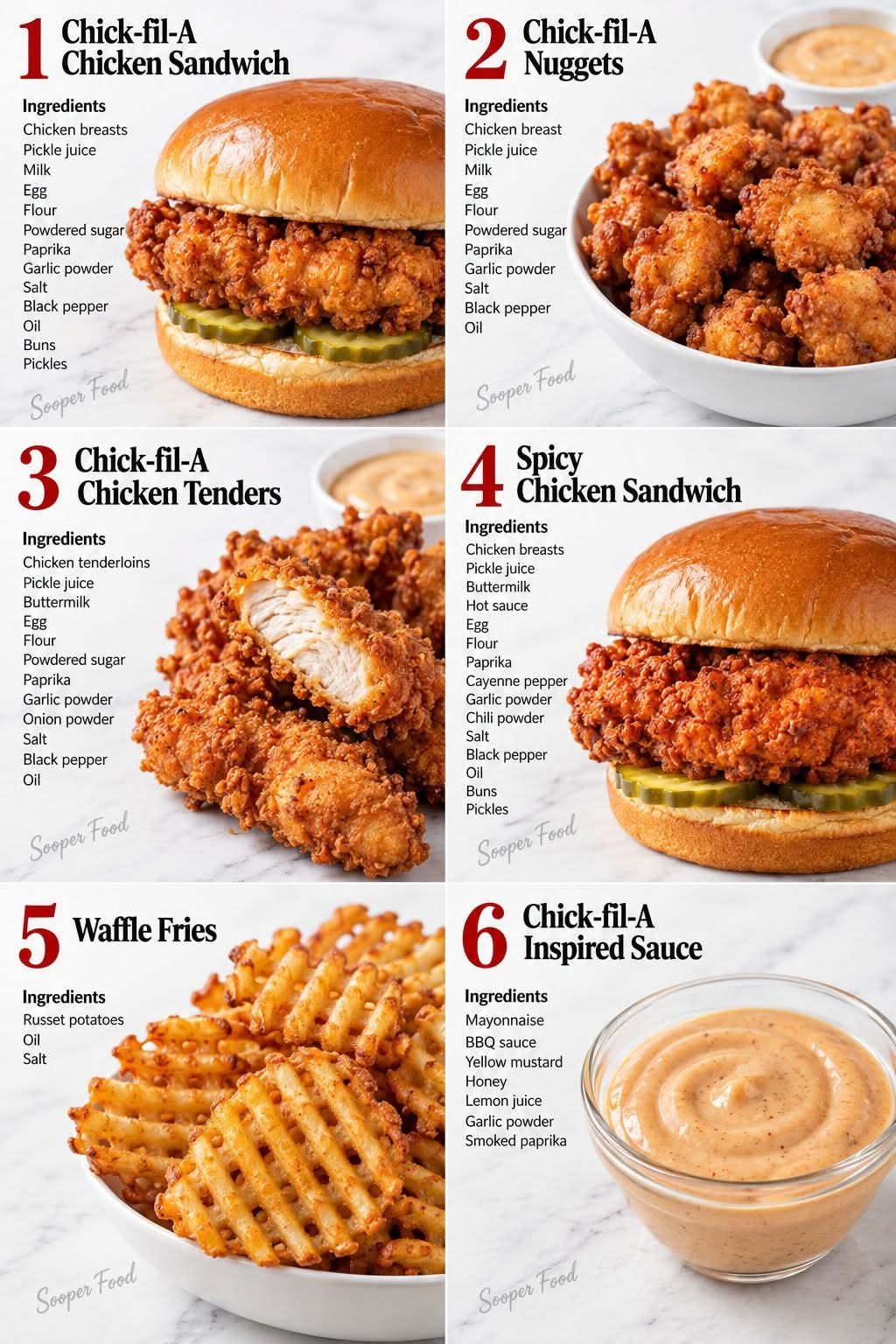 Sooper Copycat Chick-fil-A Recipes