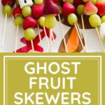ghost fruit skewers halloween snack