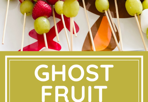 ghost fruit skewers halloween snack