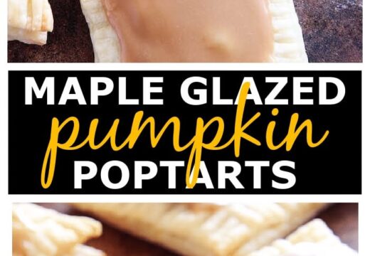 maple glazed pumpkin poptarts