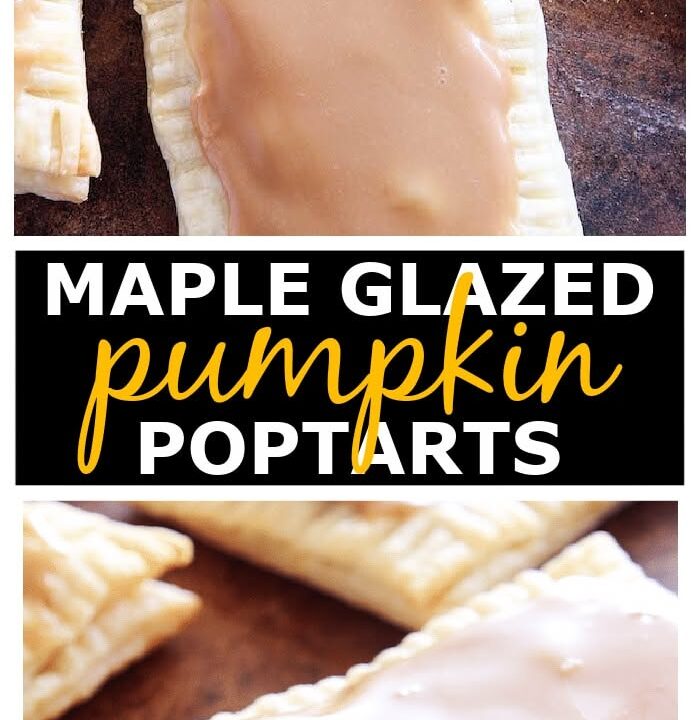 maple glazed pumpkin poptarts
