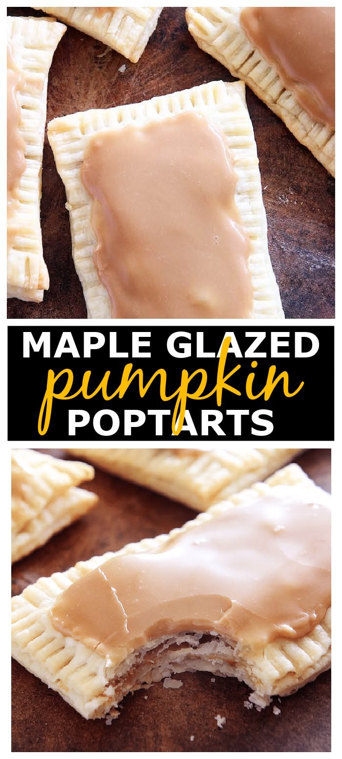 Maple-Glazed Pumpkin Poptarts