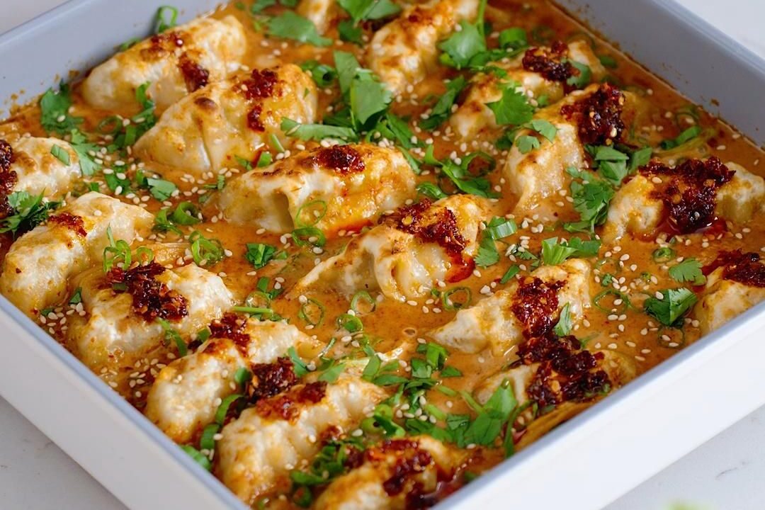 viral dumpling bake recipe