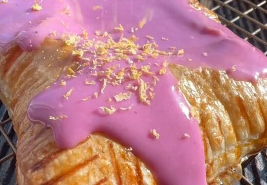 lemon blueberry puff pastry pop tart