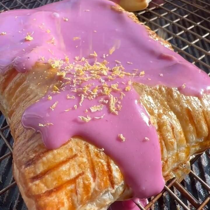 lemon blueberry puff pastry pop tart