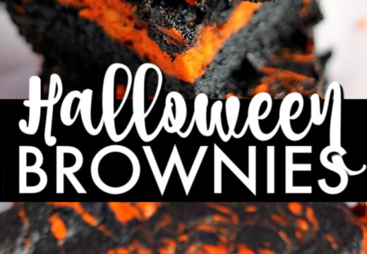 halloween cream cheese swirl brownies