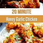 20 minute honey garlic chicken