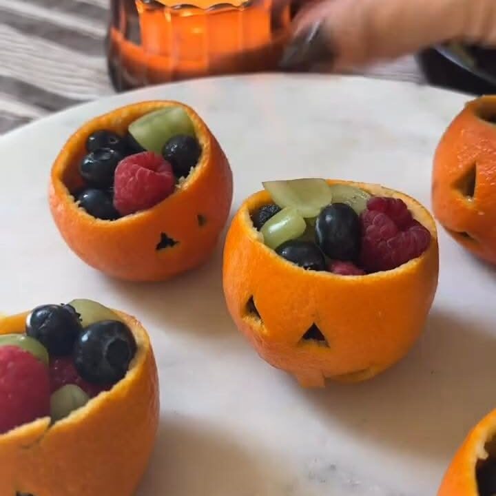jack-o'-lantern mandarins