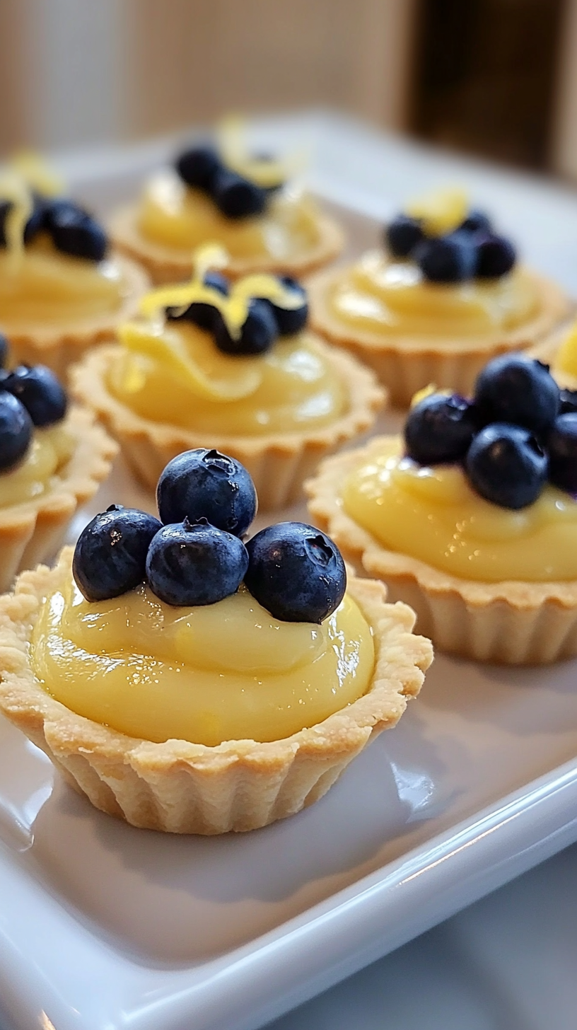 Blueberry Lemon Tartlets