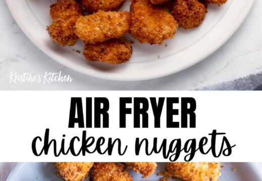 crispy air fryer chicken nuggets