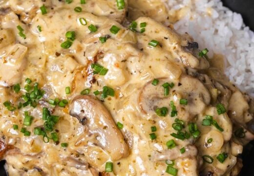 creamy mushroom chicken recipe