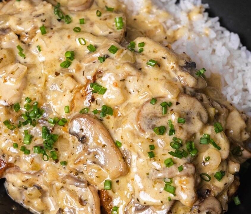creamy mushroom chicken recipe
