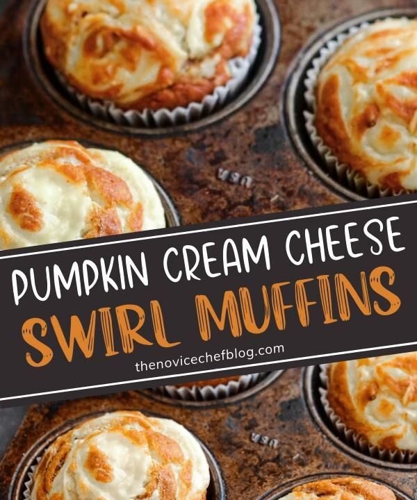 pumpkin cream cheese swirl muffins