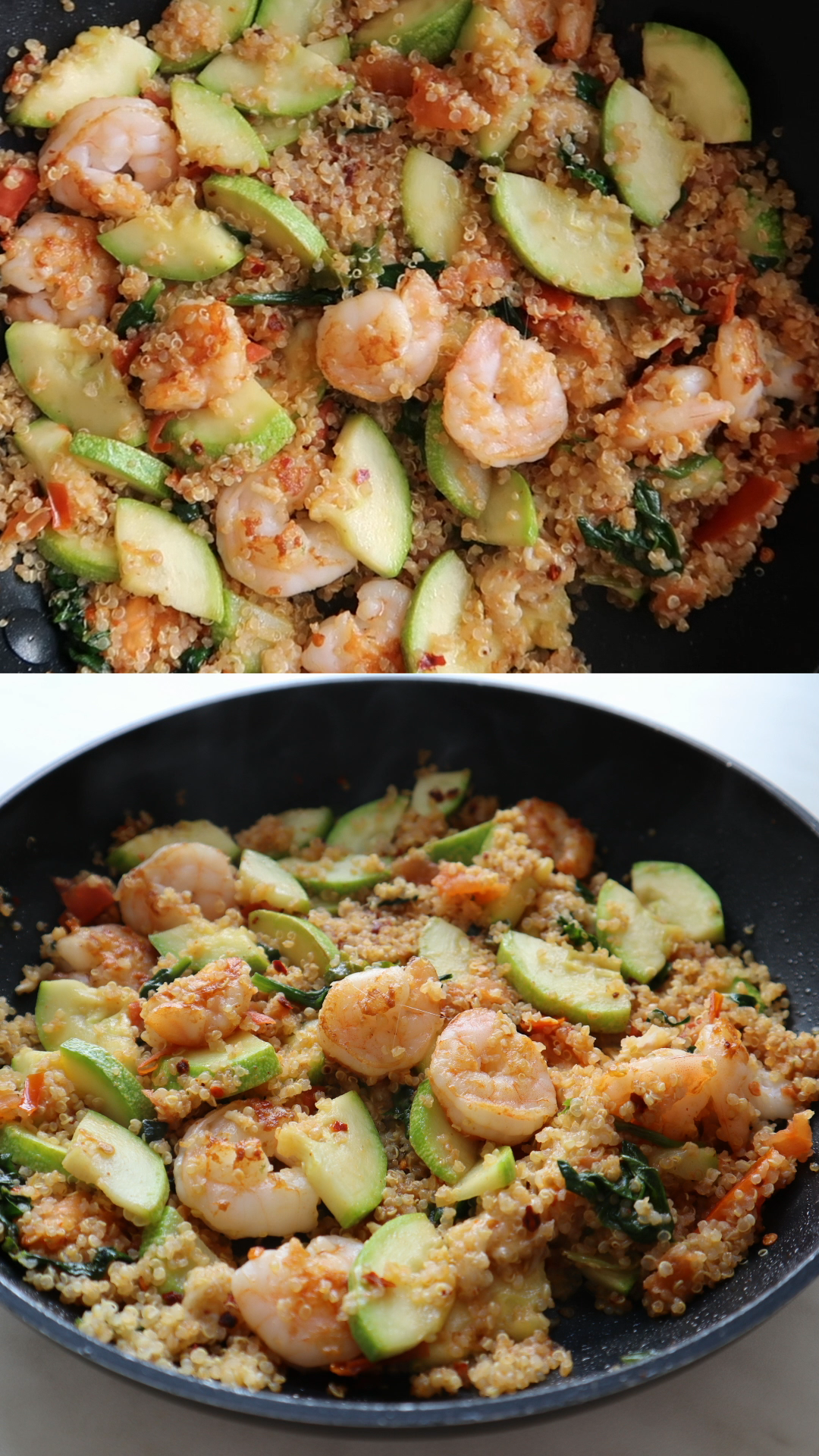 15-Minute Garlic Shrimp and Quinoa