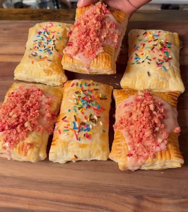 pop tart pastry with puff pastry