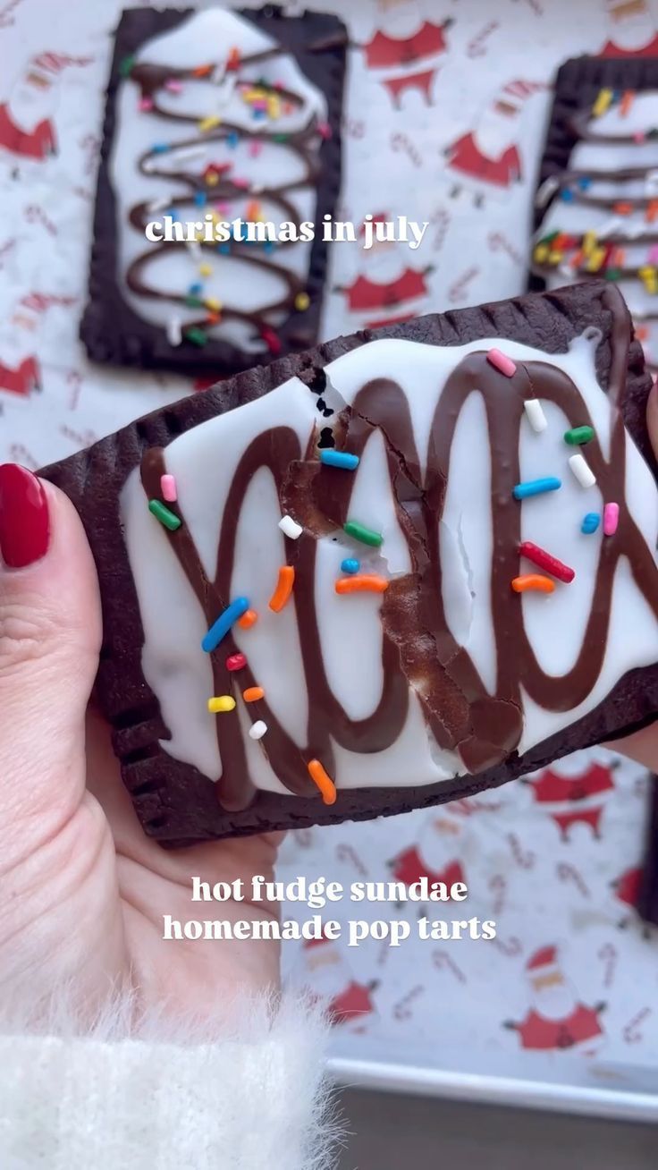 Homemade Hot Fudge Sundae Pop Tarts