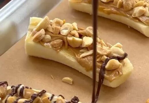 chocolate peanut butter banana bites