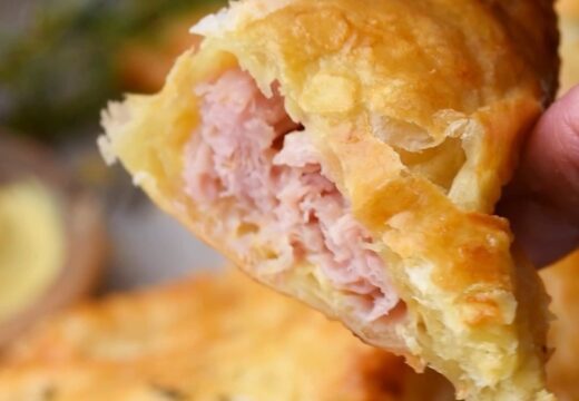 ham and cheese puff pastry turnovers
