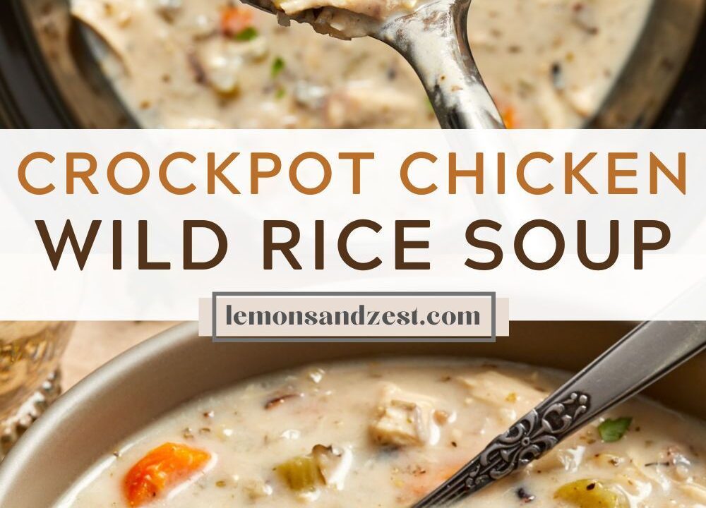 creamy crockpot chicken wild rice soup