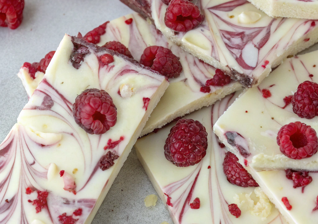 white chocolate raspberry bark recipe