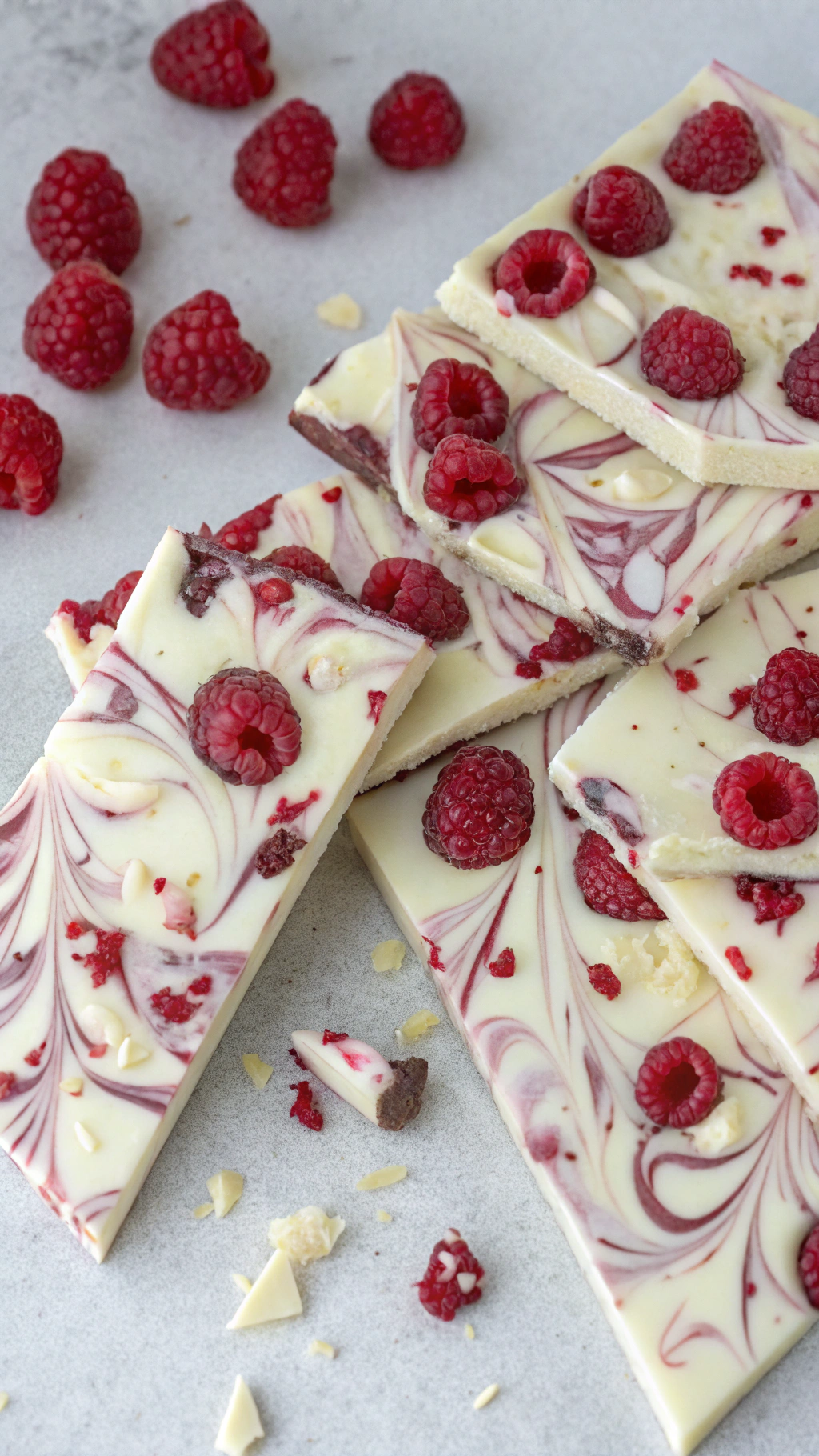 White Chocolate Raspberry Bark