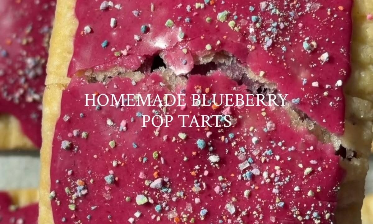 homemade blueberry pop tarts recipe