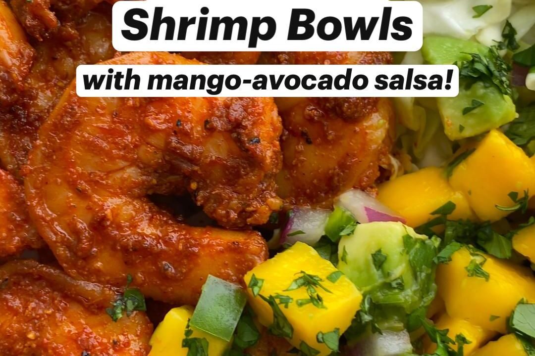 chili lime shrimp bowls recipe