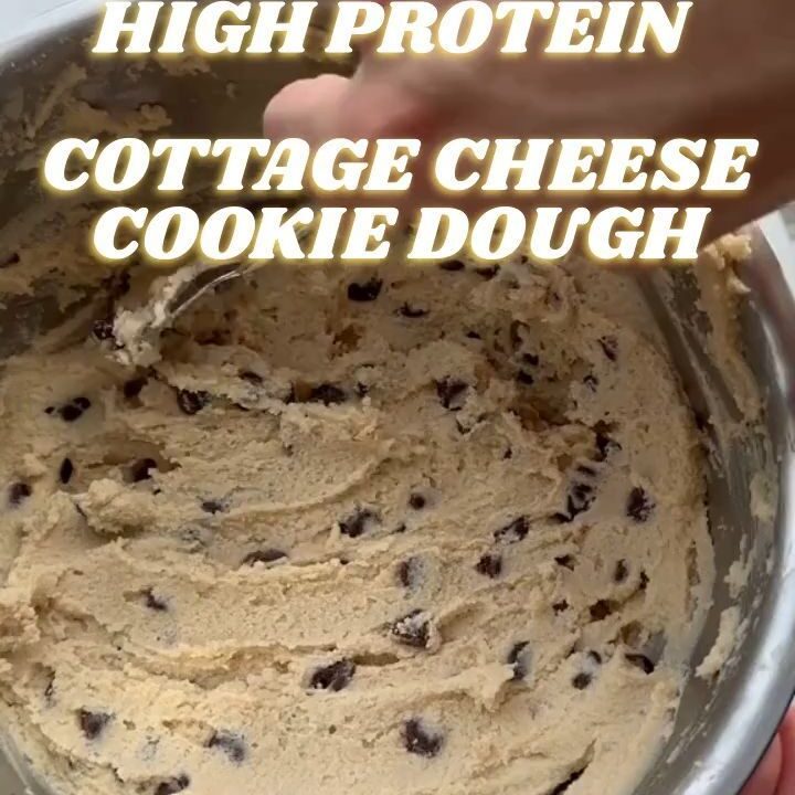 high protein cottage cheese cookie dough