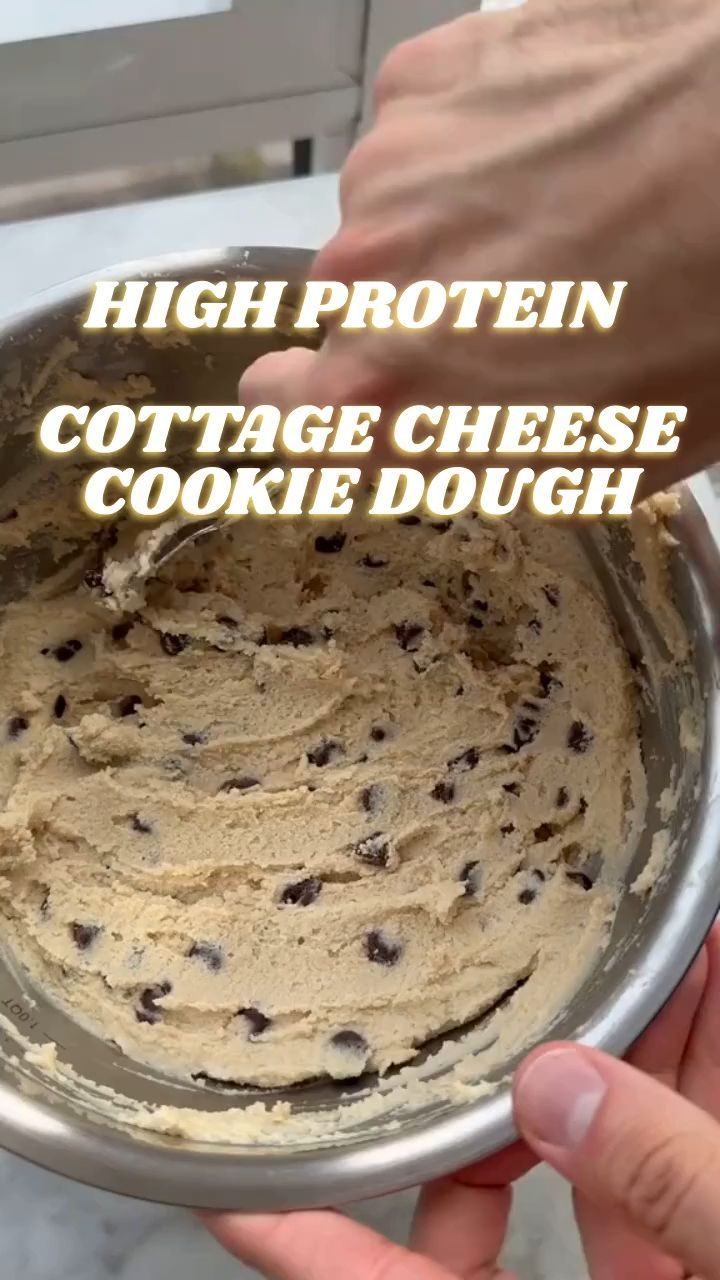 High Protein Cottage Cheese Cookie Dough