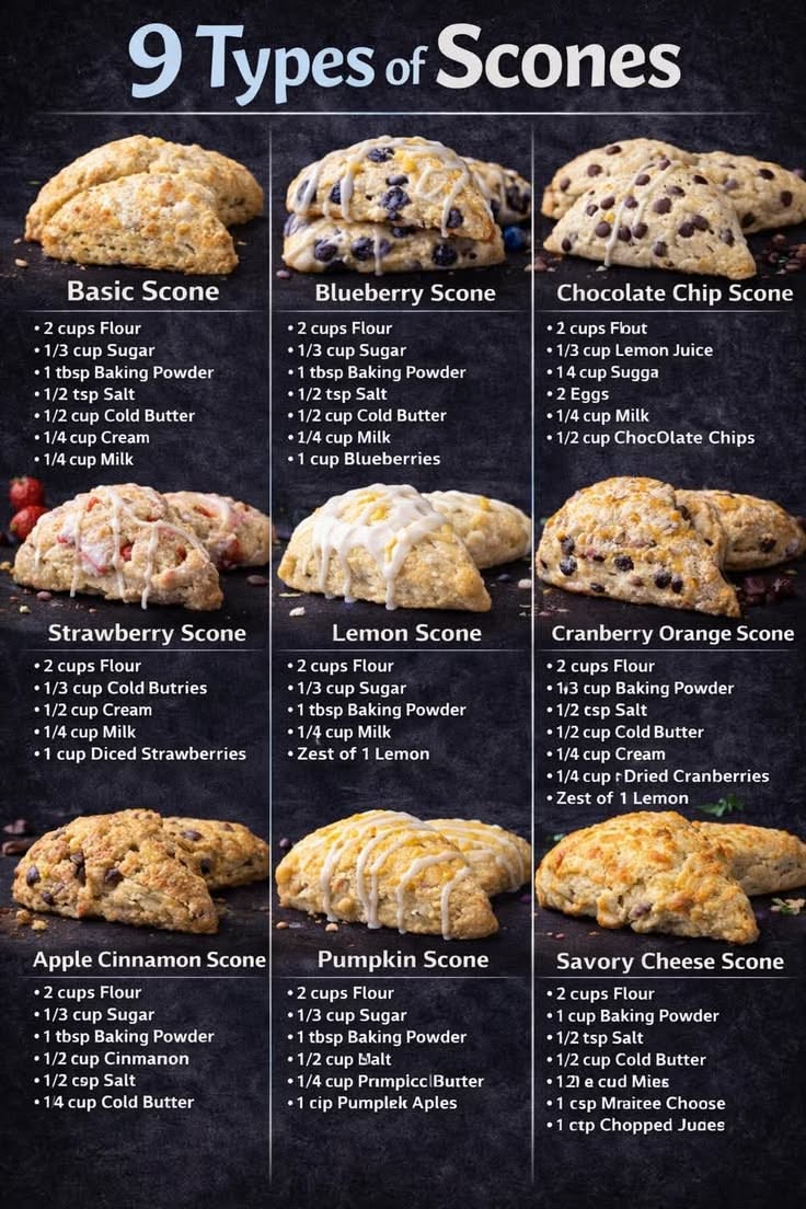 Moist Scones Recipe Easy, Homemade Scones Recipes, Basic Scone Recipe, Scone