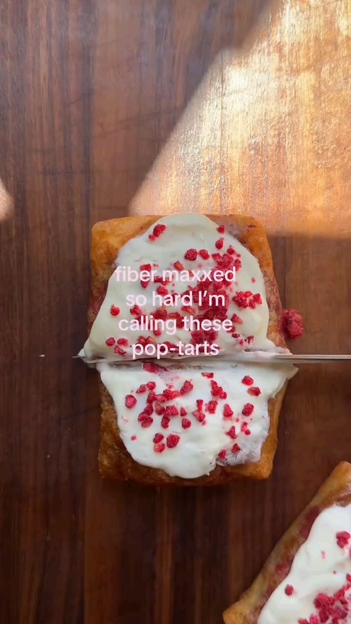 Healthy Gluten-Free Pop-Tarts | High-Fiber Rice Paper Raspberry Chia Treats