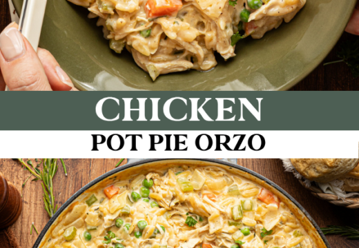 chicken pot pie orzo