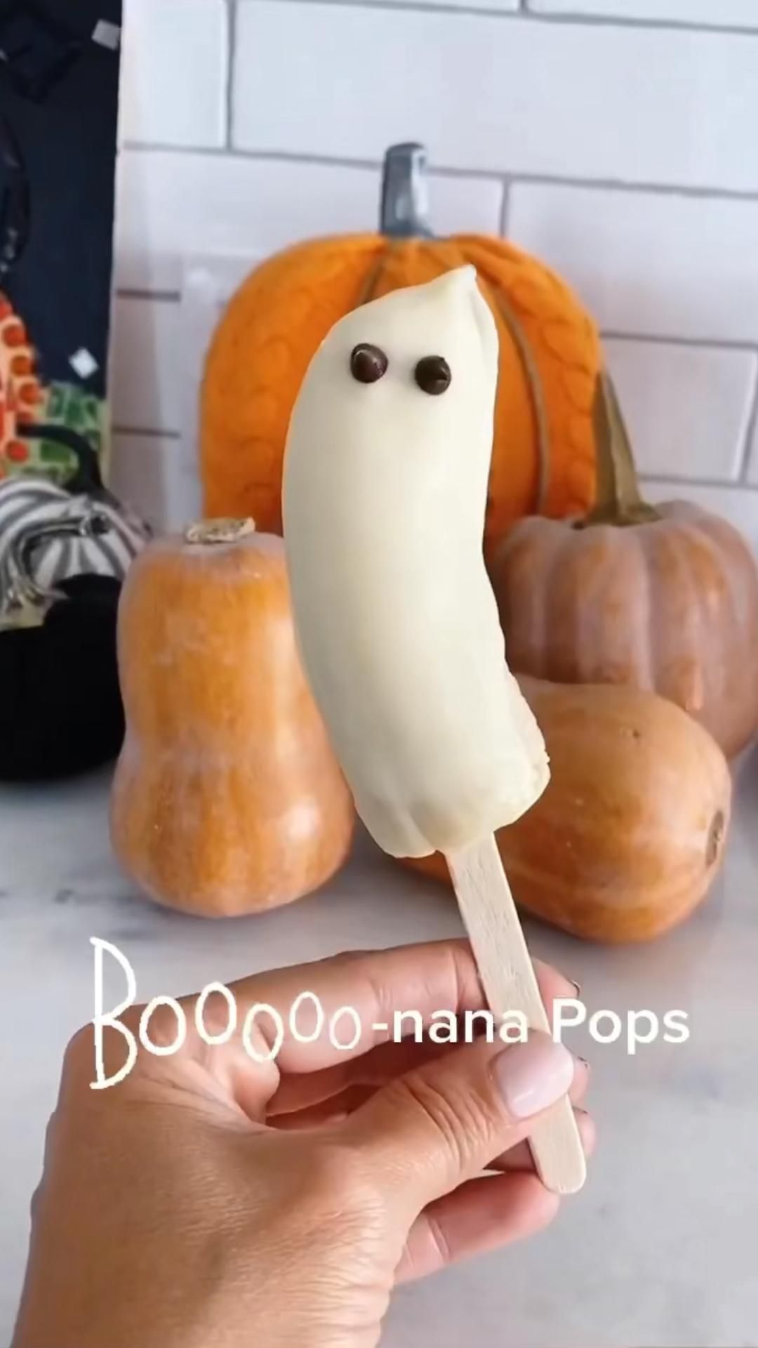 Boo-nana Pops (Frozen Bananas)