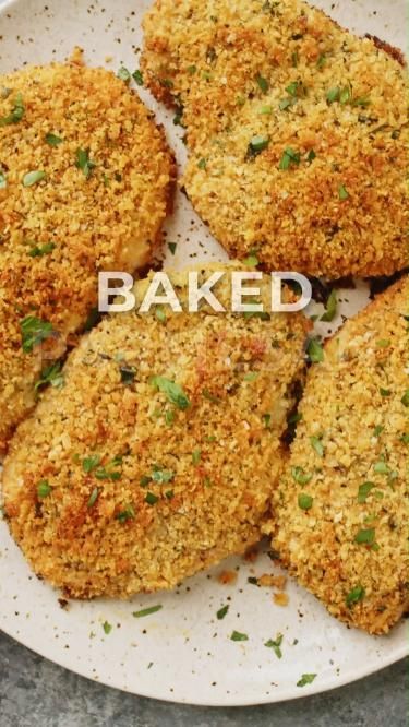 baked parmesan crusted chicken