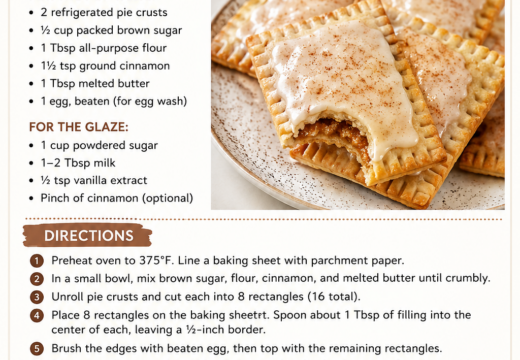 homemade brown sugar pop tarts