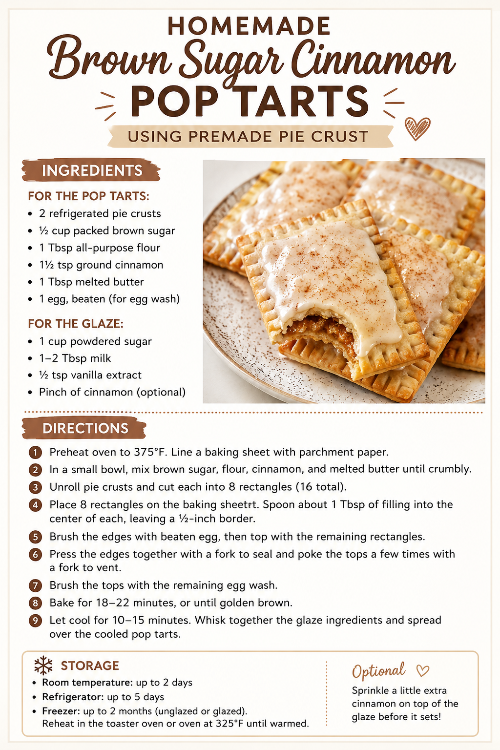 Brown Sugar Pop Tarts