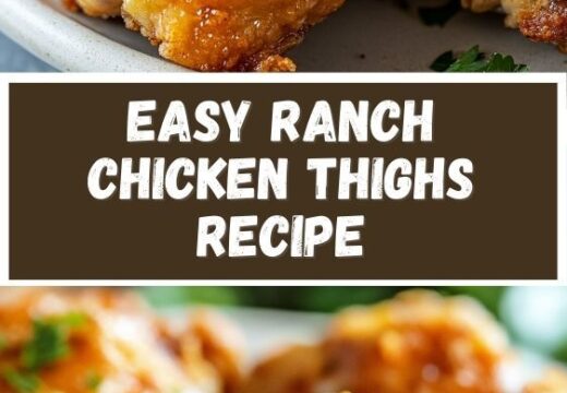 easy ranch chicken thighs recipe