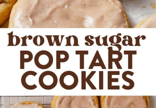 frosted brown sugar cinnamon pop tart cookies