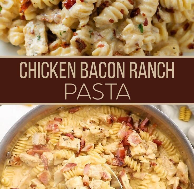 chicken bacon ranch pasta recipe