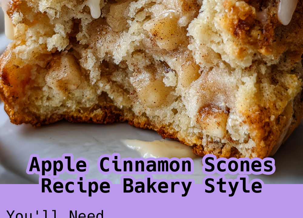 apple cinnamon scones recipe bakery style