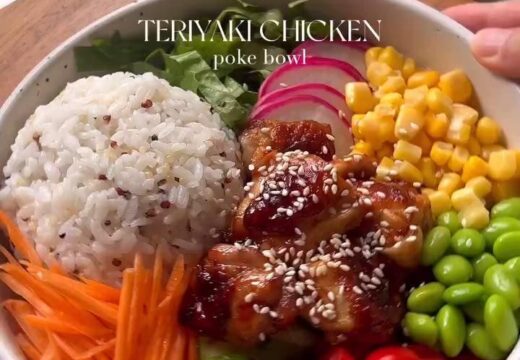 teriyaki chicken poke bowl recipe