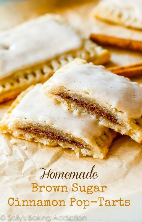 Homemade Frosted Brown Sugar Cinnamon Pop Tarts
