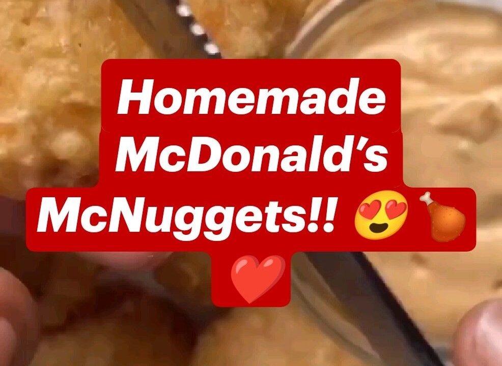 homemade mcdonalds mcnuggets recipe