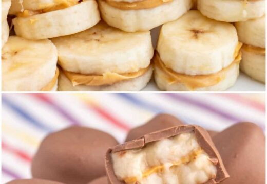 chocolate banana peanut butter bites