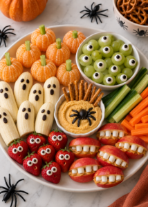 halloween snack platter